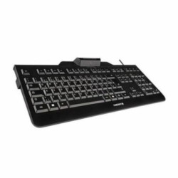 Cherry Teclado+lector chip integrado (DNIe) Negro