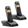 MOTOROLA S1202 Telefono DECT DUO Negro