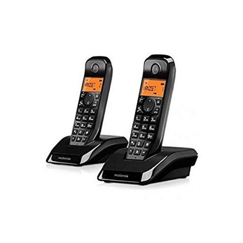 MOTOROLA S1202 Telefono DECT DUO Blanco / Negro