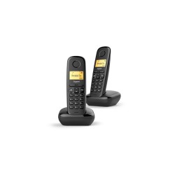 Gigaset A270 Inal&aacute;mbrico DECT Duo Negro