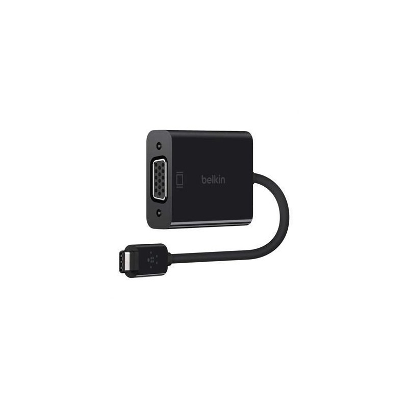 Adapter USB-C to VGA black