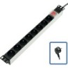 POWER STRIP 19&quot; - 8 WAY -