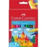 FABER-CASTELL Filzstifte FABER Filzstifte Im 12er Etui 1.0 mm Mehrfar