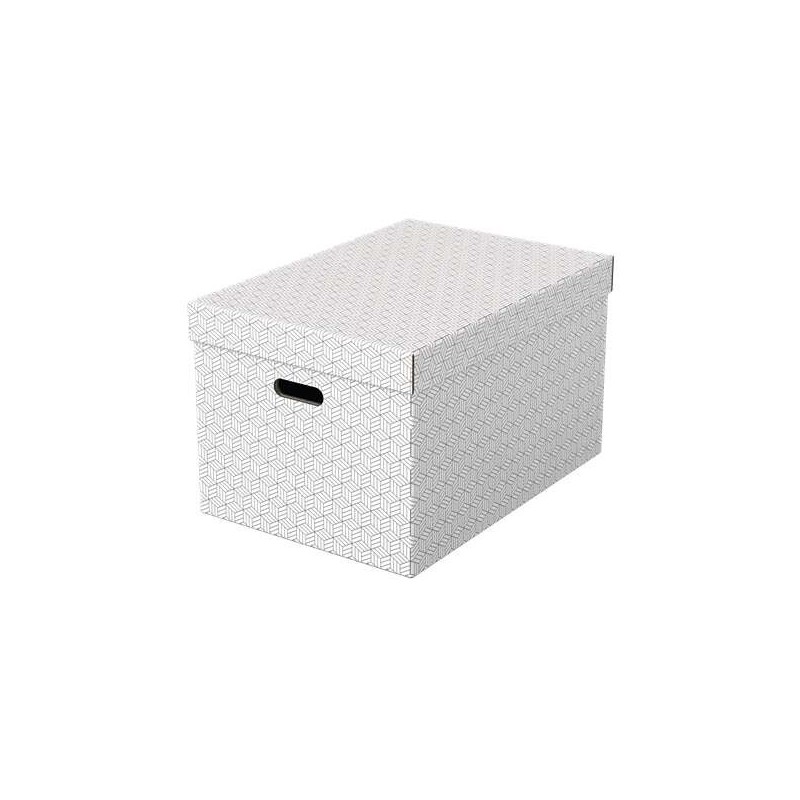 Esselte Pack de 3 Cajas Grandes de Almacenamiento con Tapa 355x305x51