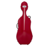 1001SWRG CUSTODIA CLASSIC PER VIOLONCELLO - RUOTE - POMEGRANATE RED