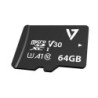 V7 Scheda Micro SDXC U3 V30 A1 CL10 UHD da 64 GB + adattatore