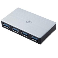 Mobility Lab - HUB 4 porte usb 3.0 (alim. esterna) - colore argento