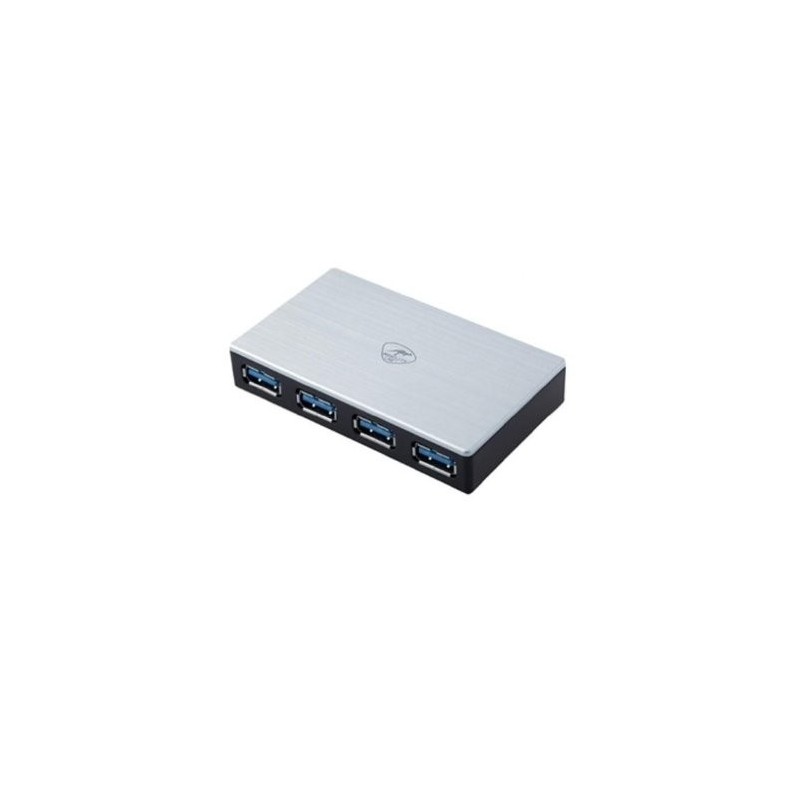 Mobility Lab - HUB 4 porte usb 3.0 (alim. esterna) - colore argento