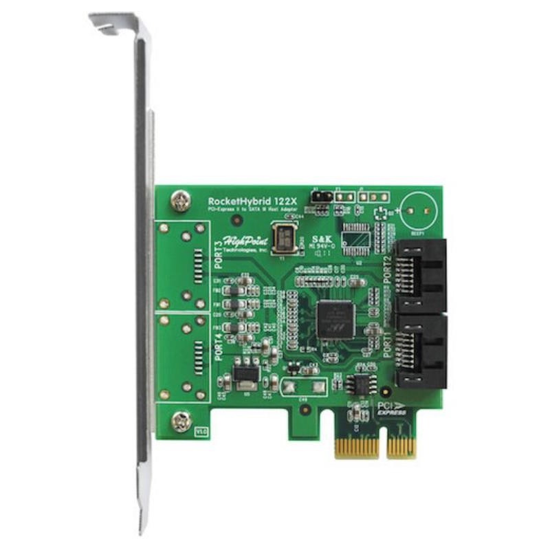 Highpoint RocketHybrid 1220 - Controller card NO RAID - PCI-Express 2