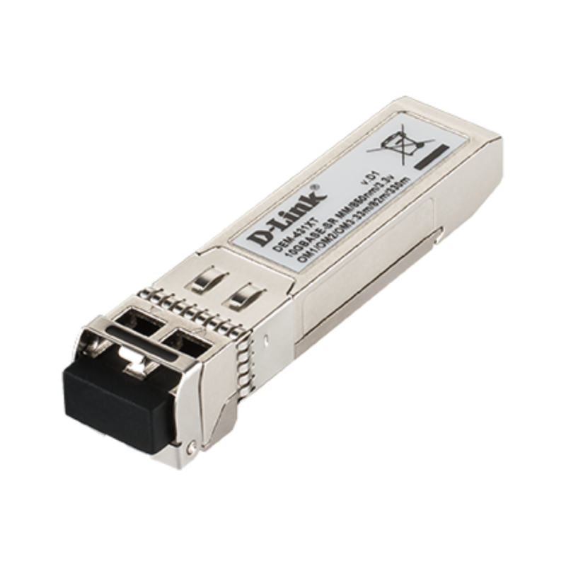 Transceiver SFP+ - D-Link 10GBase-SR (80/300m) , connettore LC