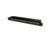 Patch panel per rack 19&quot; pannello 24 porte Cat 6 FTP, 1U con asole fi