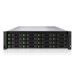 NAS assemblato QSAN Rack (3U) XN8016R 160TB (16x10TB) con HDD WD Ultr