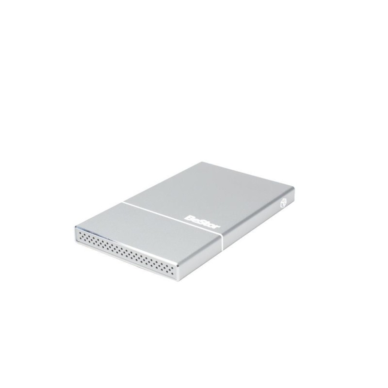 BeStor - HDD esterno USB-C Gen 2 - 8TB SSD - box grigio argento- Mac 