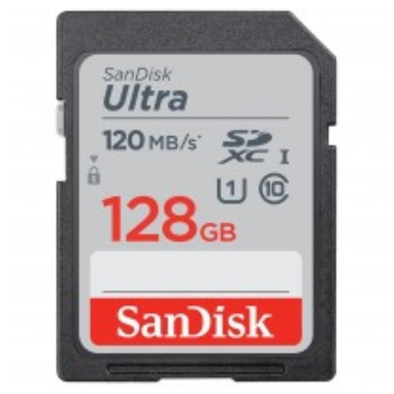 Memory Card Sandisk Ultra 120 - SDHC Class 10 - 128GB - fino a 120MBps