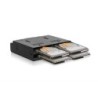 IcyDock FlexiDOCK - Rack rimovibile per 4 x SAS / SATA HDD / SSD 2,5 