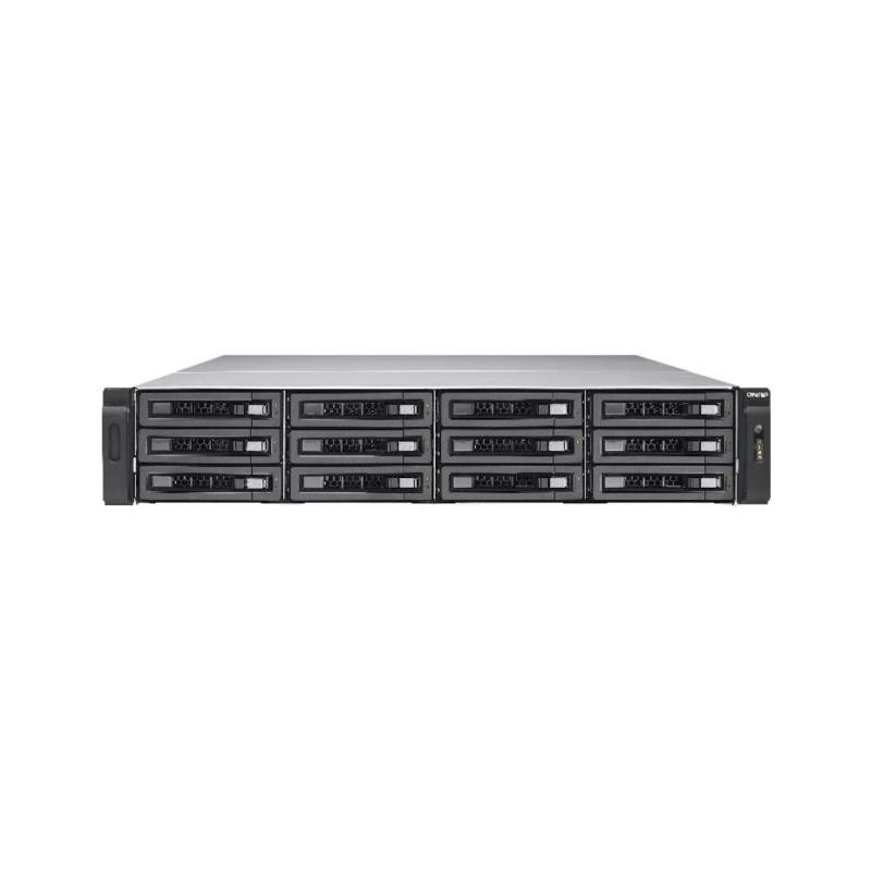 NAS QNAP Rack ( 2U ) TVS-EC1280U-SAS-RP-8GE-R2 - Box vuoto - 12 bays 