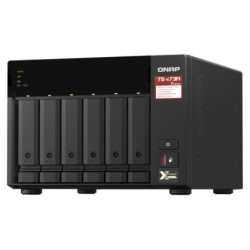 NAS assemblato QNAP Tower TS-673A-8G 18TB (6x3TB) con HDD Seagate Iro