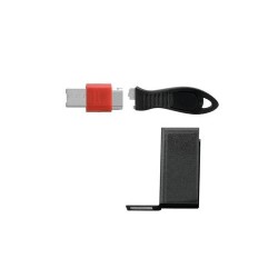 USB LOCK W/CABLE GUARD RECTANGULAR