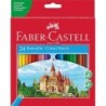 Faber-Castell Classic Colour Pack de 24 Lapices de Colores Hexagonale