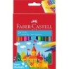 Faber-Castell Castle Pack de 24 Rotuladores - Tinta con Base de Agua 