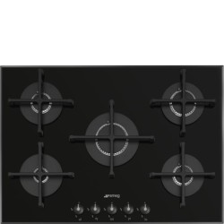 SMEG COOKTOP 5 BURNERS GAS LINEA BLACK PV175B3