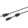 Equip 128596 cavo USB 1 m USB 2.0 USB A Micro-USB B Nero