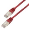 Cavo RJ45 FTP CAT7 - 1 mt termosaldato - colore rosso