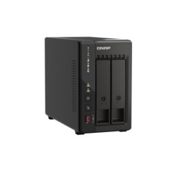 NAS assemblato QNAP Tower TS-253E-8G 12TB (2x6TB) con HDD WD Ultrastar