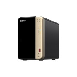 NAS assemblato QNAP Tower TS-264-8G 12TB (2x6TB) con HDD Seagate Exos