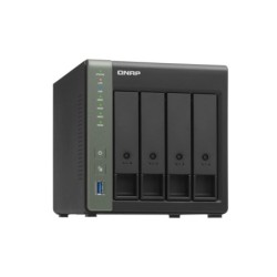 NAS assemblato QNAP Tower TS-431X3-4G 56TB (4x14TB) con HDD WD Ultras