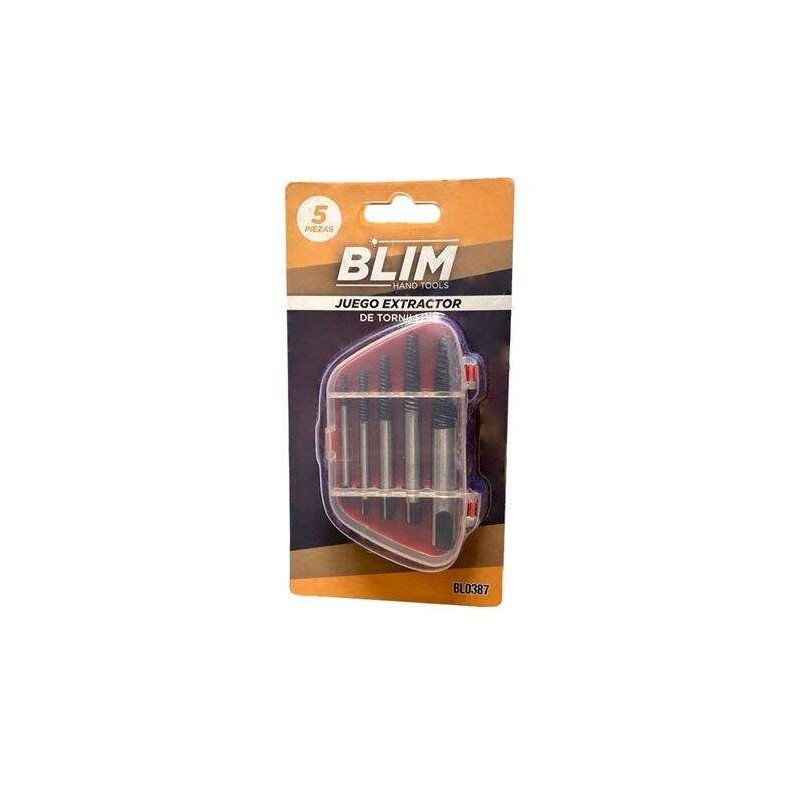 Blim Juego Extractor de Tornillos 5 Pcs