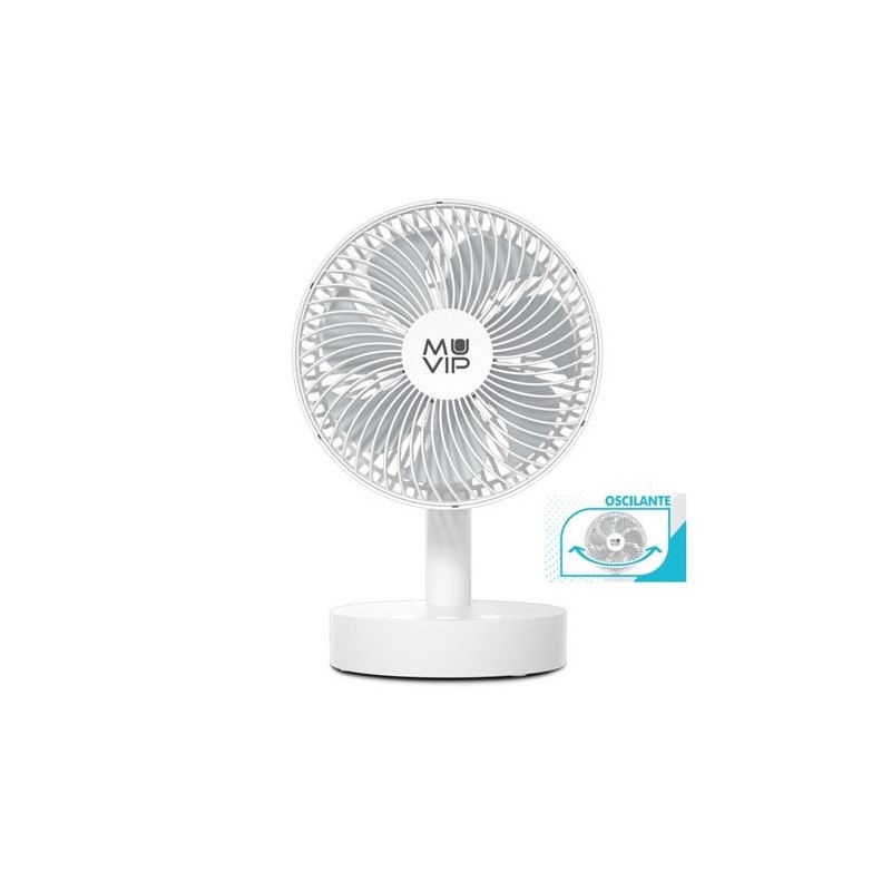 Muvip Ventilador Portatil Oscilante 8 Bateria