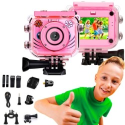 EXTRALINK ACTION PRO KIDS CAMERA H18 PINK