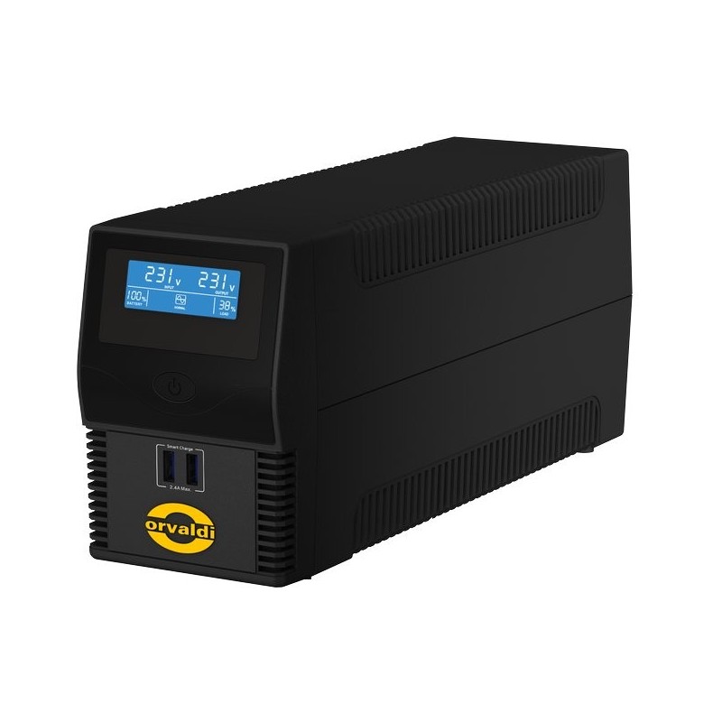 Orvaldi i600LCD USB | UPS | 600VA/360W, 7Ah