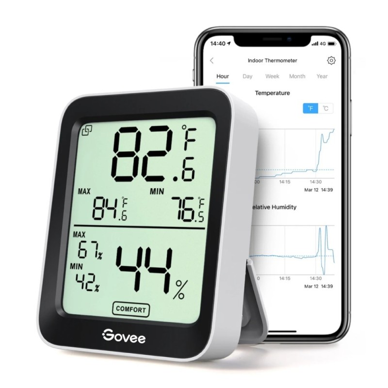 Govee H5075 | Termometro e igrometro | Bluetooth, display