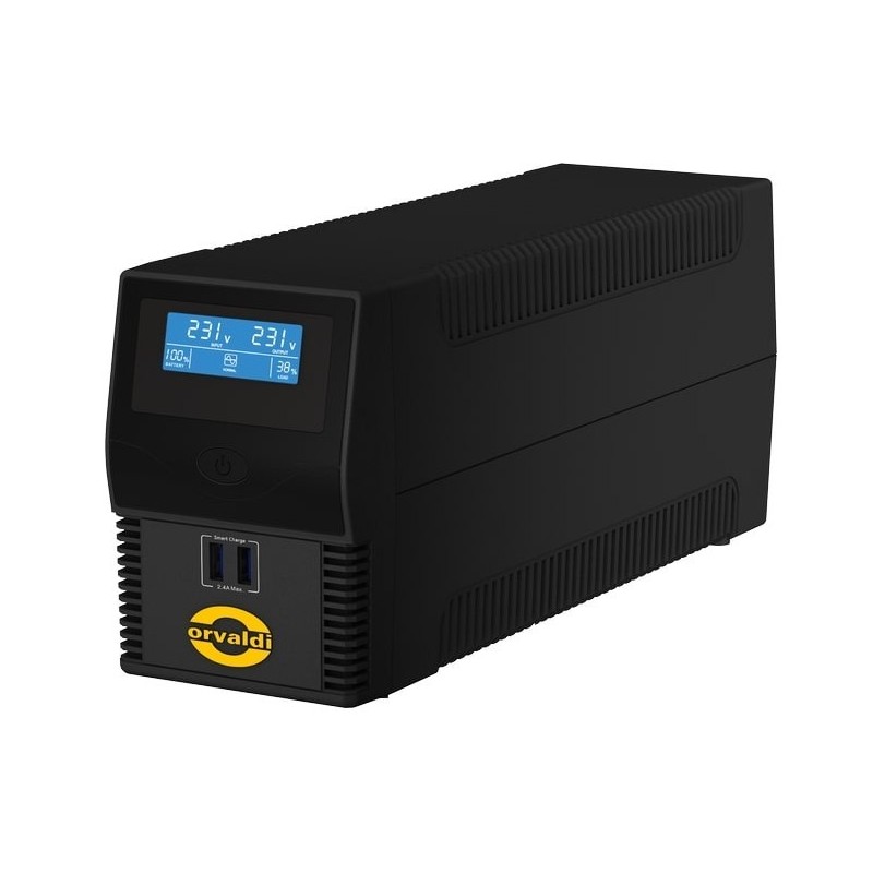 Orvaldi i650LCD USB | UPS | 600VA/360W, 7Ah, 4x IEC