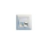 Wall plate angled 2 x - keystone EURO white - Warranty 300M