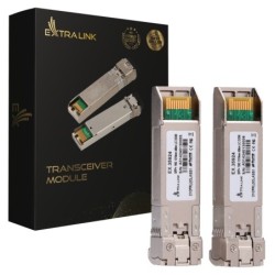 Extralink SFP+ 10G 2-pack | Modulo SFP+ | 10Gbps, LC/UPC, 1310nm, 40k