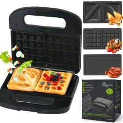 EXTRALINK SMART LIFE GRILL SANDWICH &amp; WAFFLE MAKER SJ-37A