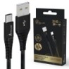 Extralink Smart Life Braided 15W USB Type-A to Type-C 2m Nero | Cavo 