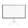 EXTRALINK PROJECTION SCREEN 100&quot; 16:9, 220x125CM WHITE PVC, SEMI-AUTO