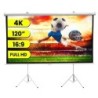 EXTRALINK PROJECTION SCREEN 120&quot; 16:9, 266x149CM WHITE PVC, SEMI-AUTO