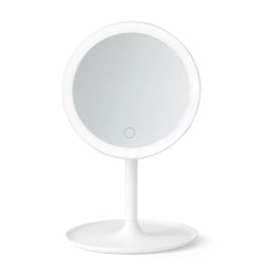 EXTRALINK LIFESTYLE LUSTERKO KOSMETYCZNE LED TABLE MAKEUP MIRROR WITH