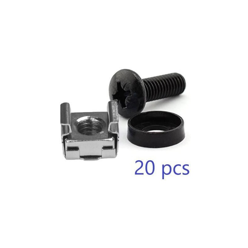 M6 CAGE NUT SET AND MOUNTING