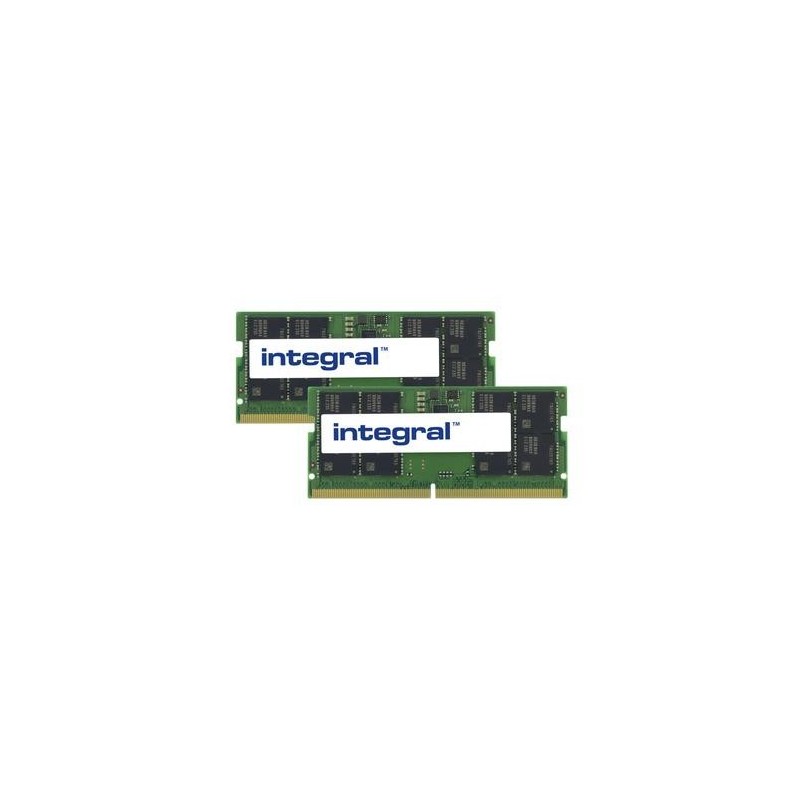 Integral 32GB (2x16GB) LAPTOP RAM MODULE KIT DDR5 4800MHZ PC5-38400 U