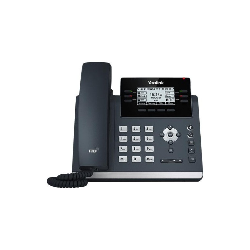 Yealink SIP T42U telefono IP Grigio LCD Wi-Fi (SIP-T42U - SIP-PHONE T