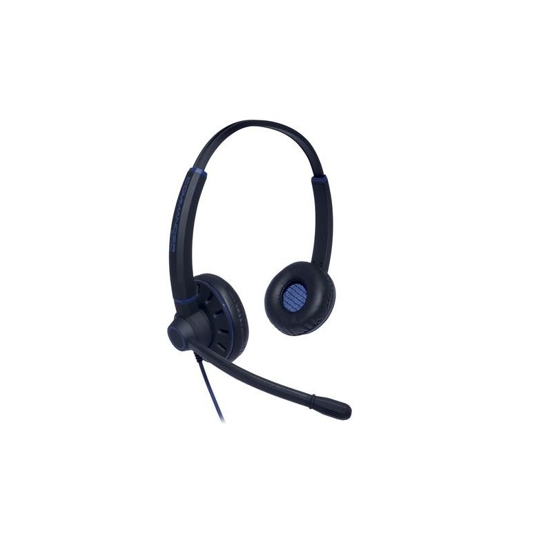 JPL Commander-PB V2 Auricolare Cablato A Padiglione Ufficio Nero, Blu