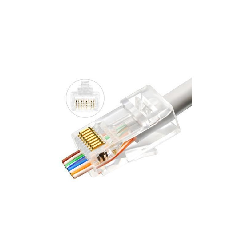 Lanview LVN125306 cavo di collegamento RJ45 Trasparente RJ45 UTP plu