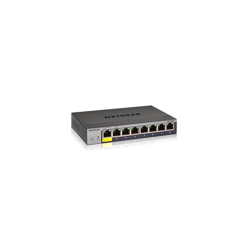 NETGEAR GS108T-300 Gestito L2/L3/L4 Gigabit Ethernet (10/100/1000) Gr