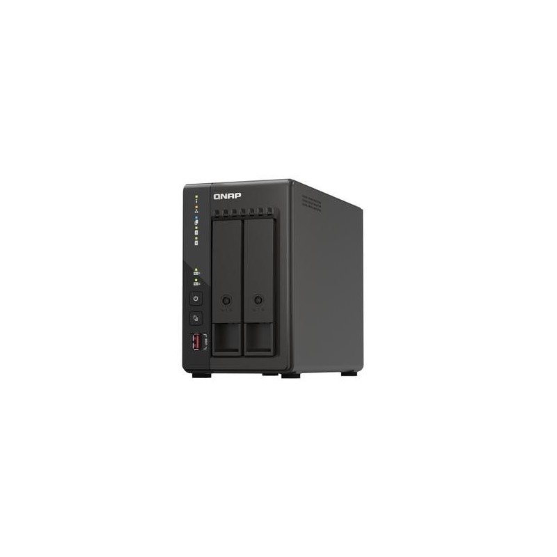 QNAP TS-253E NAS Torre Collegamento ethernet LAN Nero J6412